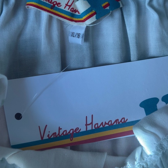 Vintage Havana Young Girls Tie Dye Top Pink Green Size XL 16 Crop - Picture 4 of 6